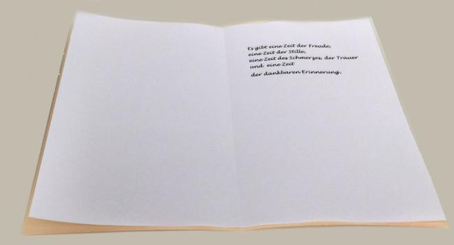 Trauerkarte Pferd Fu00fcr Tierarztpraxen - Mit Logo Produktbild-Vorschau 2