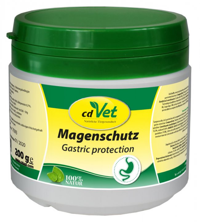 Für Hunde zum Schutz der Magenschleimhaut und bei Übersäuerung